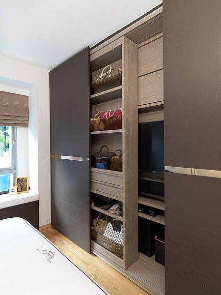 Wardrobe with Hidden Drawers